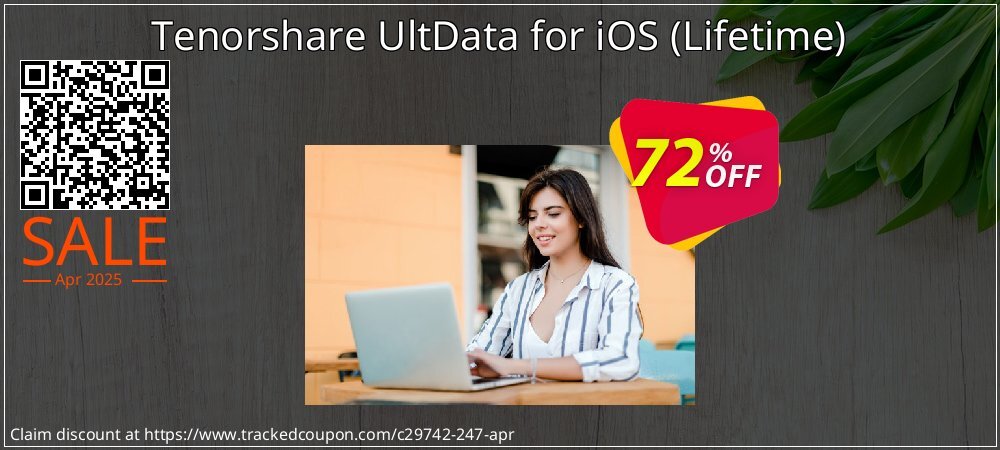 Tenorshare UltData for iOS - Lifetime  coupon on April Fools' Day discount