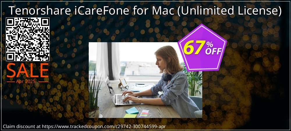 Tenorshare iCareFone for Mac - Unlimited License  coupon on National Smile Day offering sales