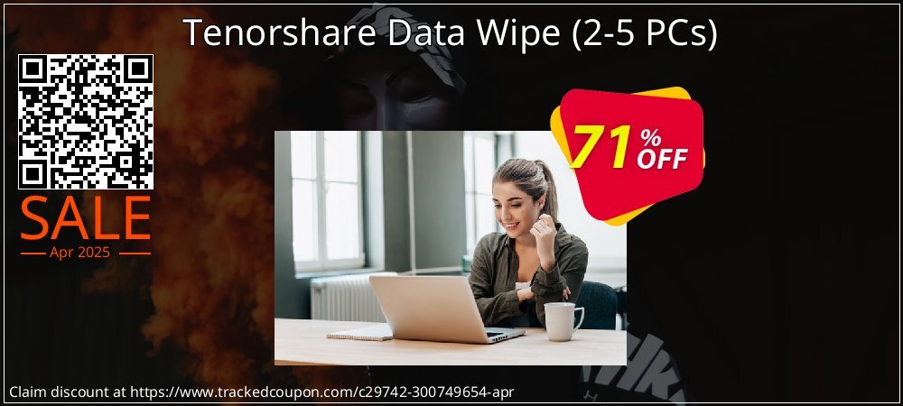 Tenorshare Data Wipe - 2-5 PCs  coupon on World Password Day offer