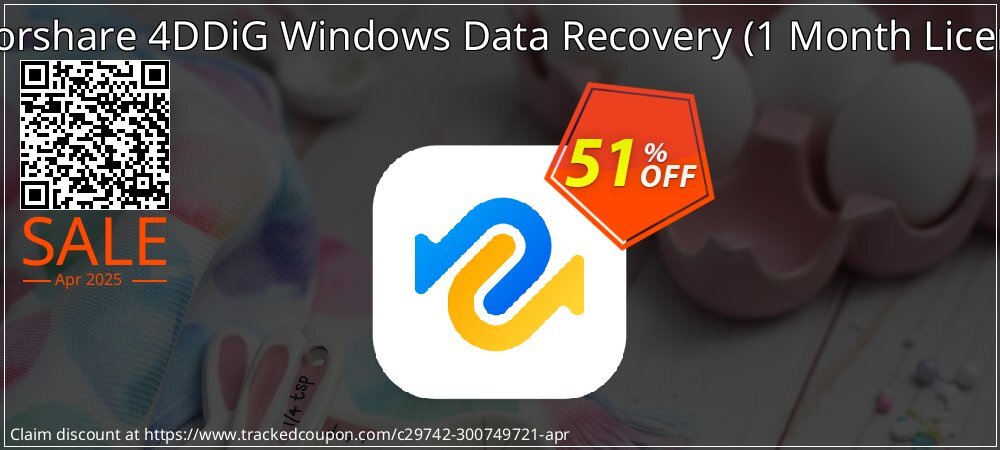 Tenorshare 4DDiG Windows Data Recovery - 1 Month License  coupon on National Loyalty Day super sale