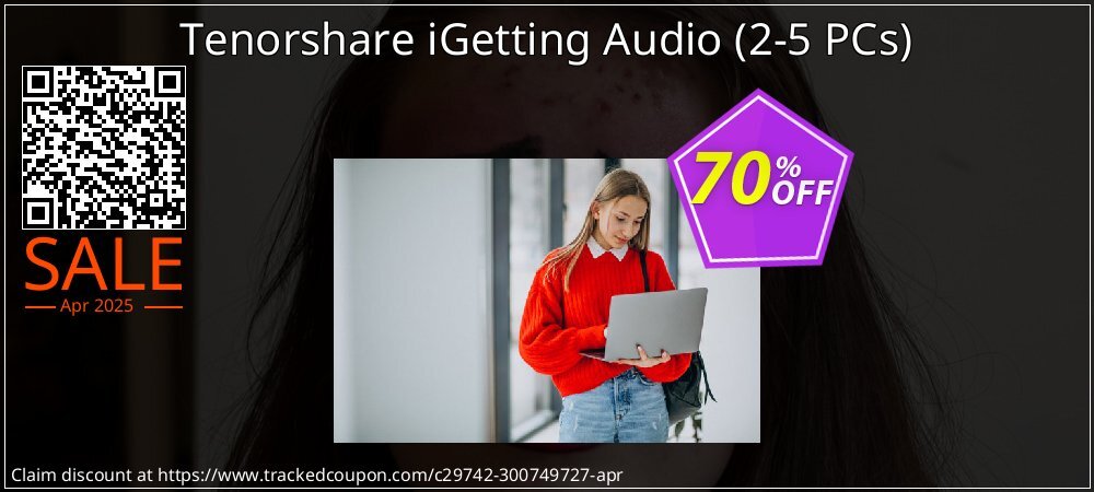 Tenorshare iGetting Audio - 2-5 PCs  coupon on April Fools' Day offer