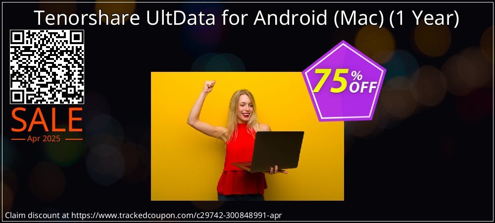 Tenorshare UltData for Android - Mac - 1 Year  coupon on Palm Sunday offering discount