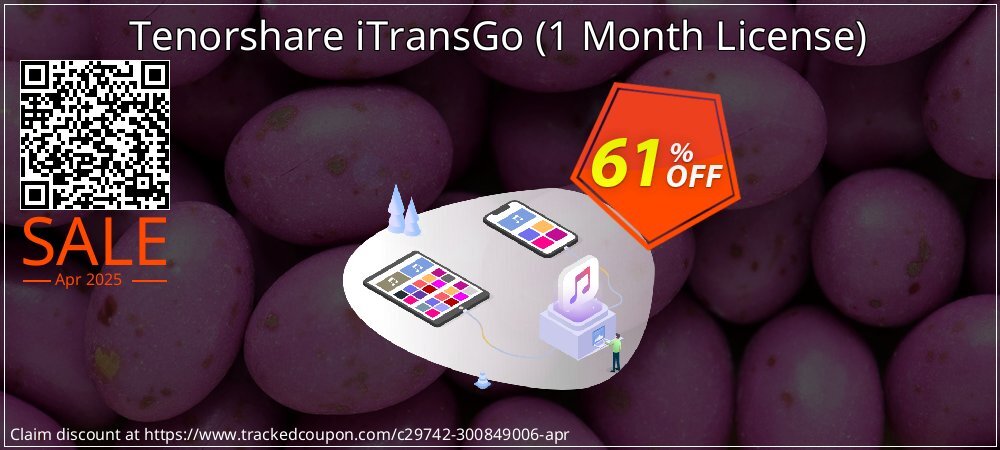 Tenorshare iTransGo - 1 Month License  coupon on World Party Day offer