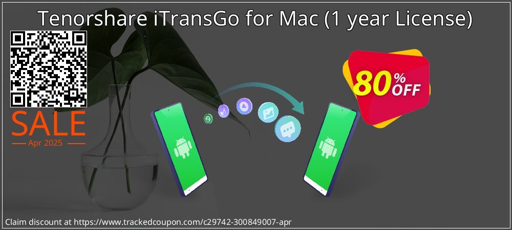 Tenorshare iTransGo for Mac - 1 year License  coupon on National Memo Day offering discount