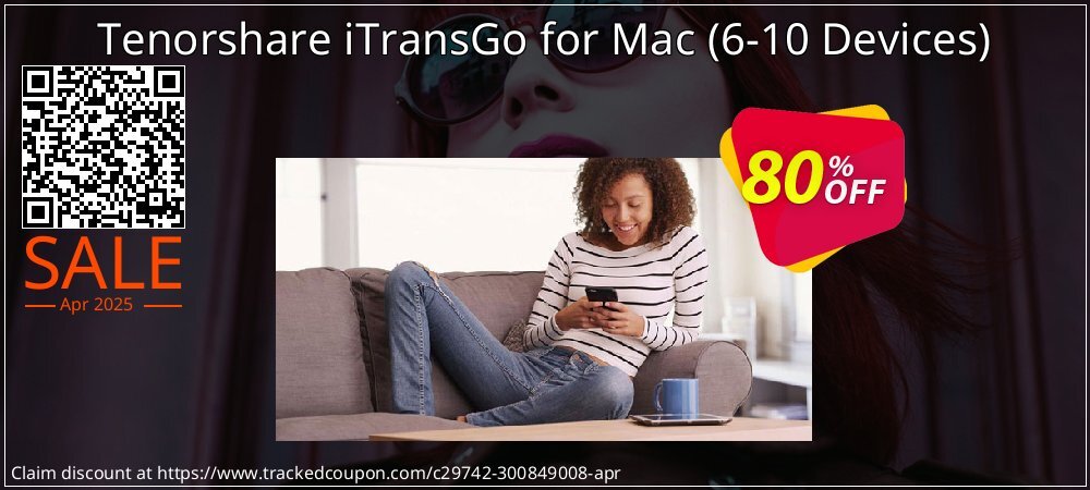 Tenorshare iTransGo for Mac - 6-10 Devices  coupon on National Pizza Party Day offering sales