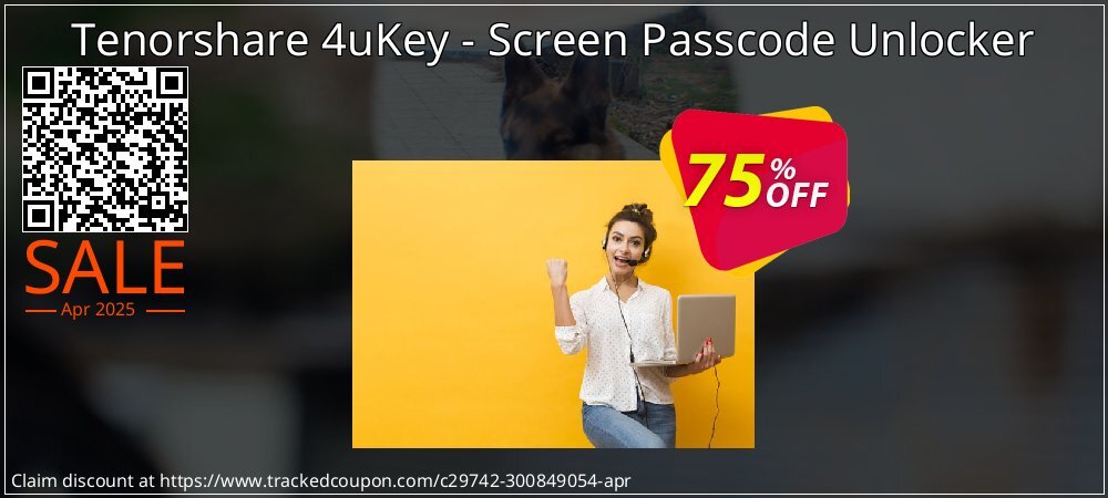 Tenorshare 4uKey - Screen Passcode Unlocker coupon on Tell a Lie Day offering sales