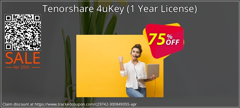 Tenorshare 4uKey - 1 Year License  coupon on National Walking Day super sale