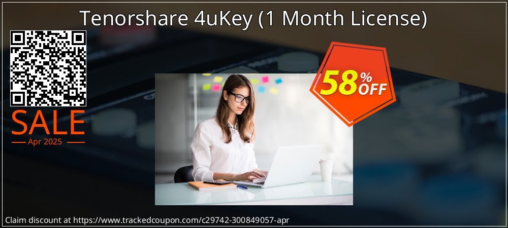 Tenorshare 4uKey - 1 Month License  coupon on National Memo Day sales