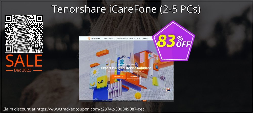Tenorshare iCareFone - 2-5 PCs  coupon on Back to School super sale