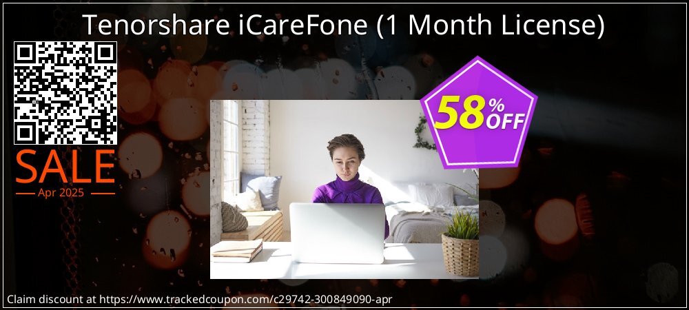 Tenorshare iCareFone - 1 Month License  coupon on National Walking Day offering sales