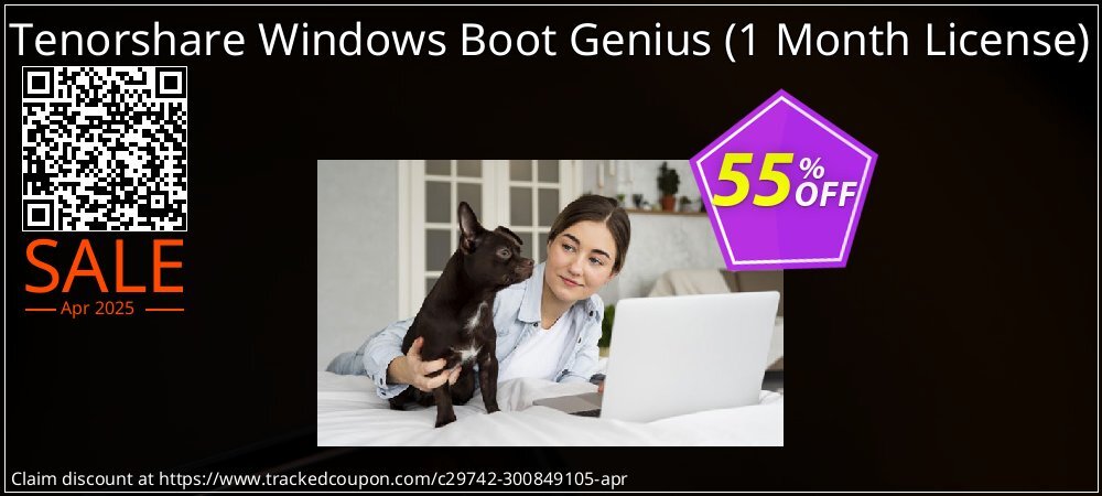 Tenorshare Windows Boot Genius - 1 Month License  coupon on Mother's Day discount