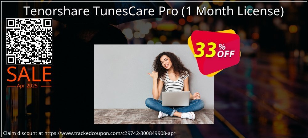 Tenorshare TunesCare Pro - 1 Month License  coupon on Easter Day offering discount