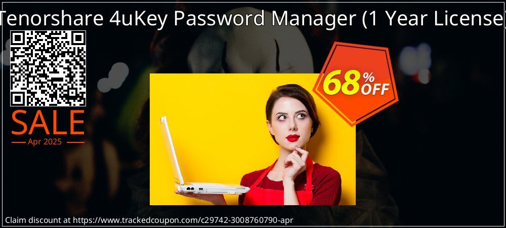 Tenorshare 4uKey Password Manager - 1 Year License  coupon on Mother Day offering discount