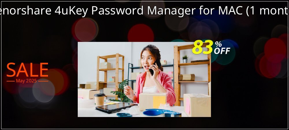 Tenorshare 4uKey Password Manager for MAC - 1 month  coupon on Mother Day sales