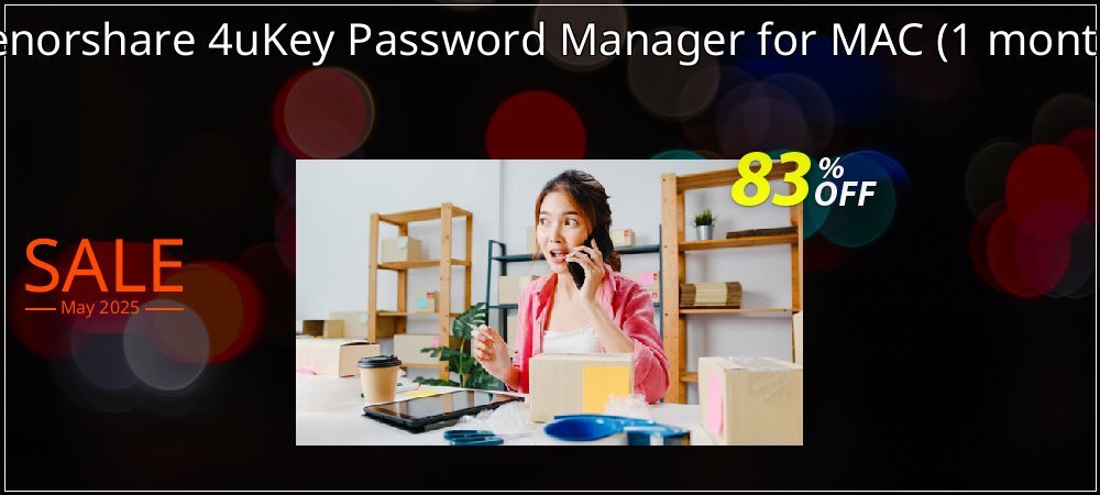 Tenorshare 4uKey Password Manager for MAC - 1 month  coupon on National Walking Day promotions