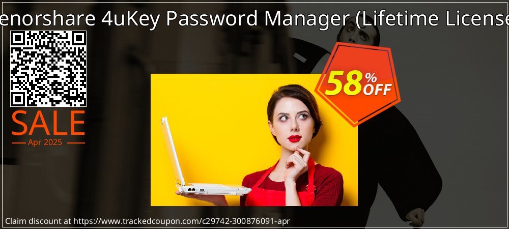 Tenorshare 4uKey Password Manager - Lifetime License  coupon on Palm Sunday offering sales