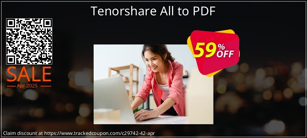 Tenorshare All to PDF coupon on April Fools Day offering discount