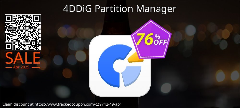 4DDiG Partition Manager coupon on Tell a Lie Day discount