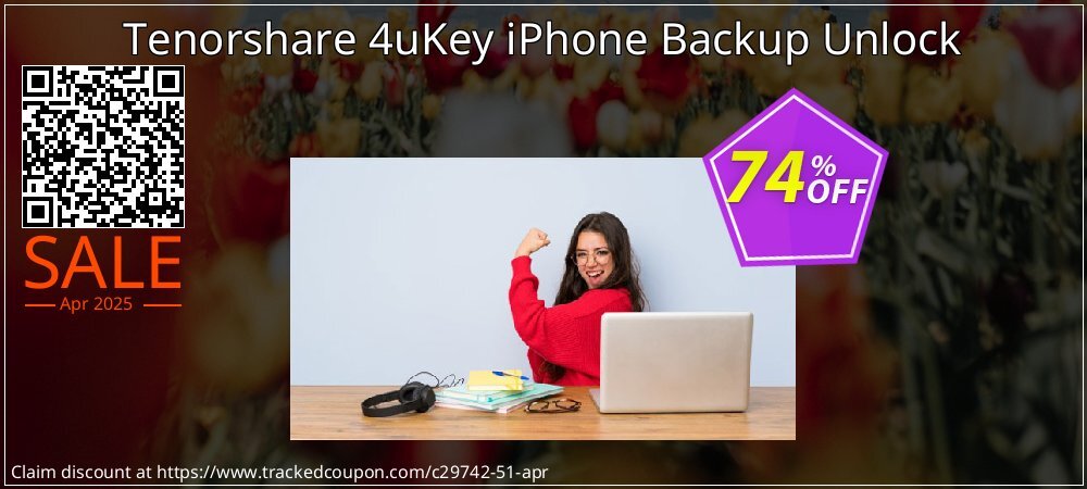 Tenorshare 4uKey iPhone Backup Unlock coupon on World Party Day offering sales