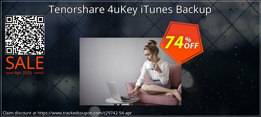 Tenorshare 4uKey iTunes Backup coupon on April Fools' Day discounts