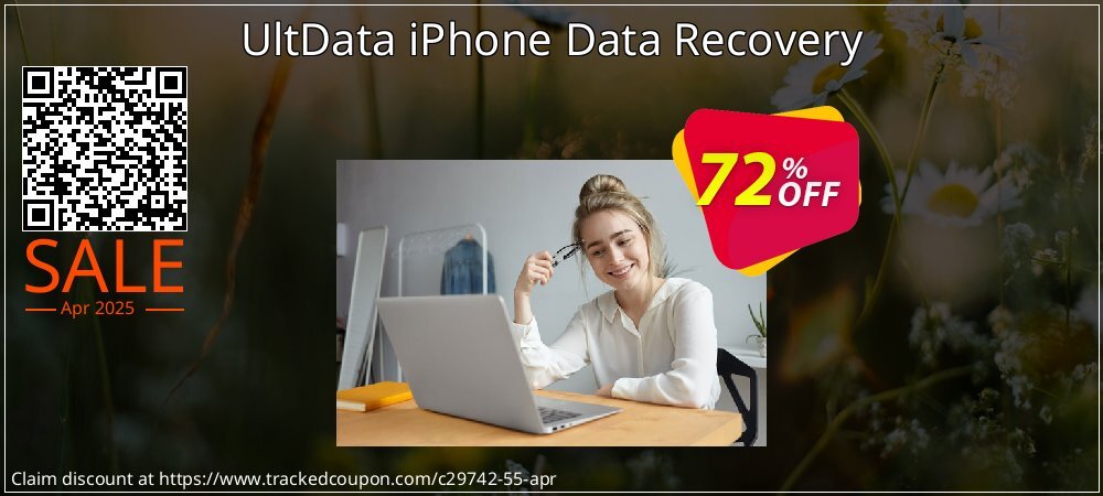 UltData iPhone Data Recovery coupon on National Walking Day sales