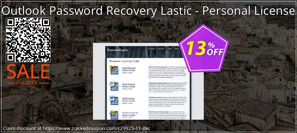 Outlook Password Recovery Lastic - Personal License coupon on World Party Day offering discount