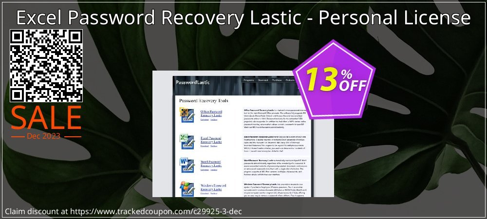 Excel Password Recovery Lastic - Personal License coupon on Constitution Memorial Day super sale
