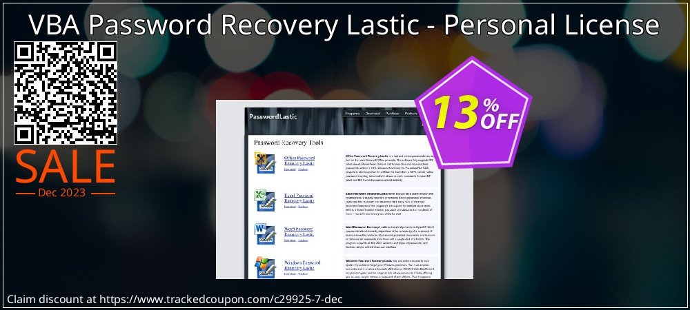 VBA Password Recovery Lastic - Personal License coupon on April Fools' Day sales