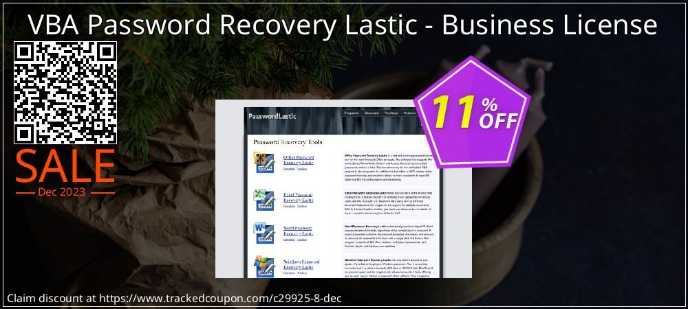 VBA Password Recovery Lastic - Business License coupon on National Pizza Party Day offer