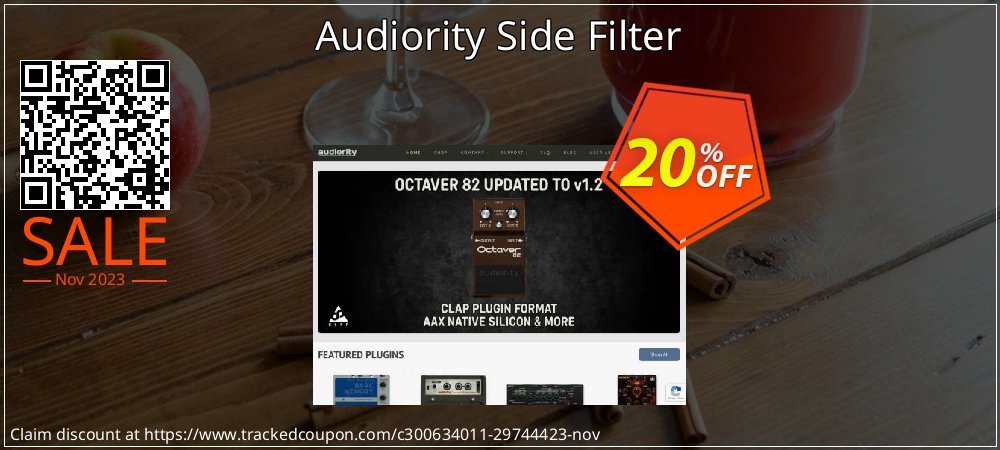 Get 20% OFF Audiority Side Filter offering sales