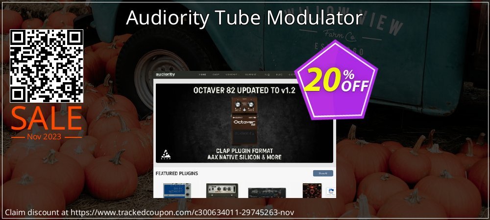 Audiority Tube Modulator coupon on National Pizza Party Day offering sales