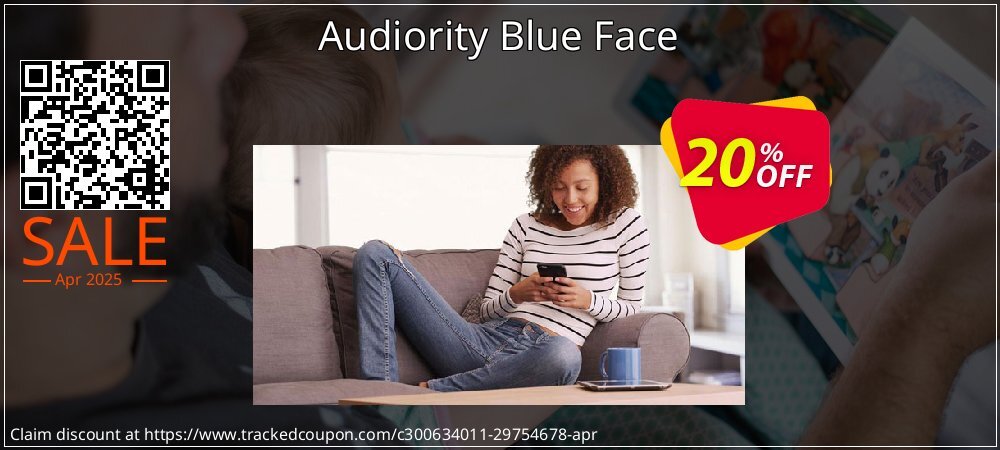 Audiority Blue Face coupon on Easter Day offering sales