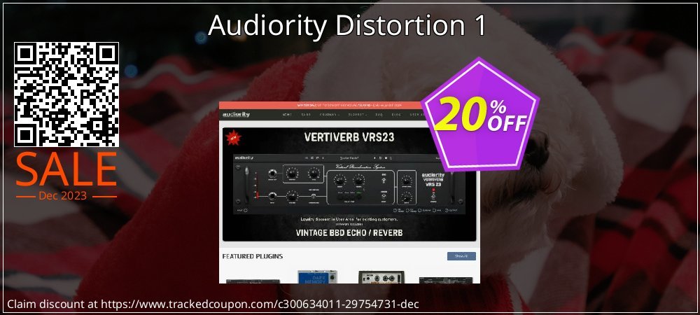 Audiority Distortion 1 coupon on World Party Day offering discount