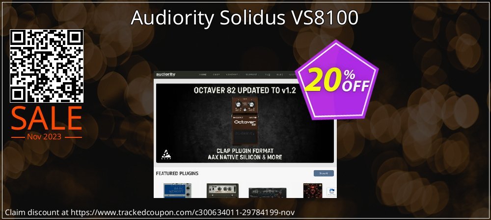 Audiority Solidus VS8100 coupon on April Fools' Day offering sales