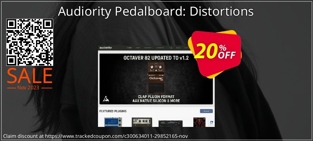 Audiority Pedalboard: Distortions coupon on National Walking Day offering discount