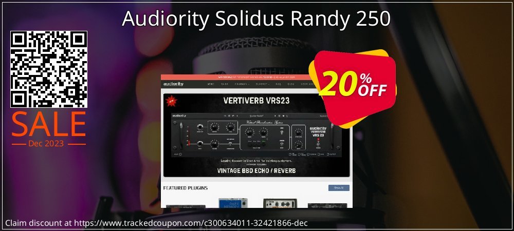 Audiority Solidus Randy 250 coupon on World Party Day discounts