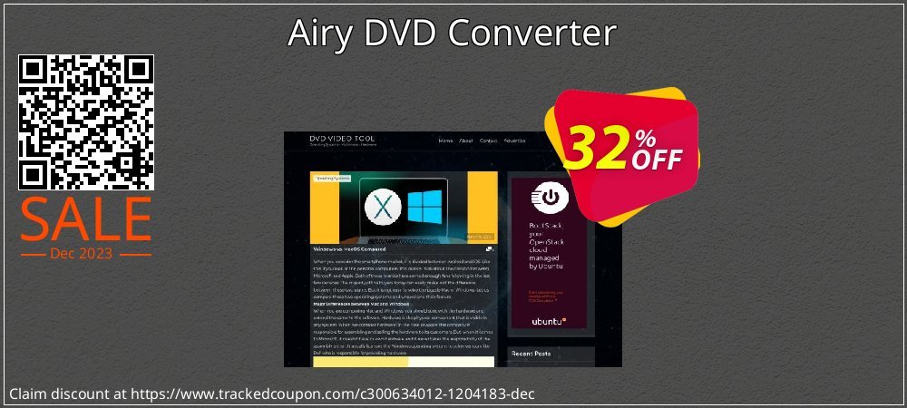 Airy DVD Converter coupon on Easter Day offering discount