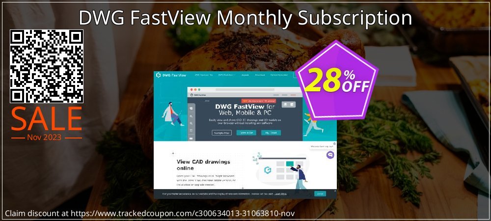 DWG FastView Monthly Subscription coupon on End year discounts