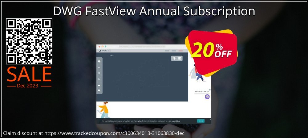 DWG FastView Annual Subscription coupon on World Backup Day sales