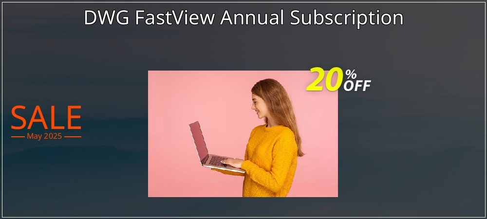 DWG FastView Annual Subscription coupon on National Walking Day deals