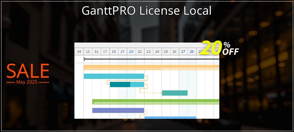 GanttPRO License Local coupon on National Pizza Party Day offer