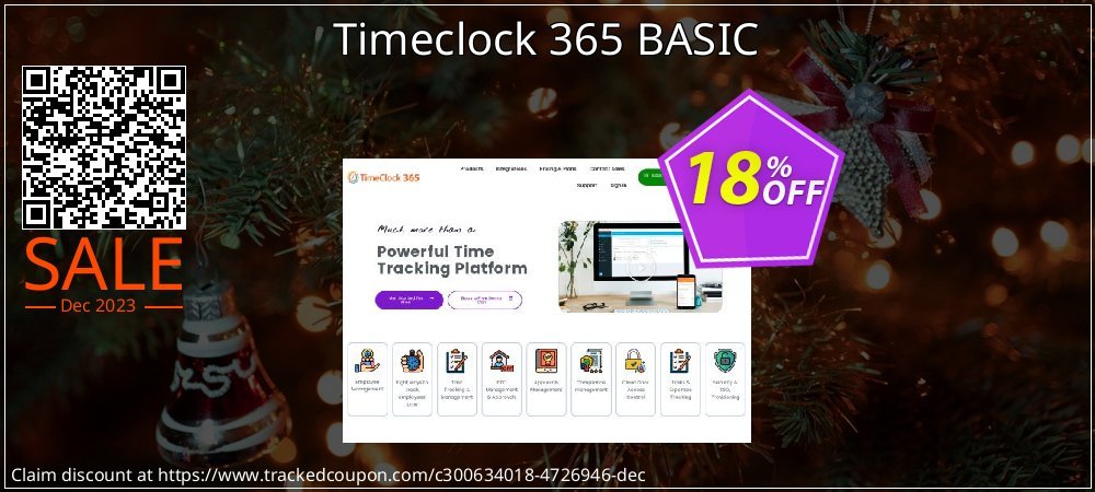 Timeclock 365 BASIC coupon on World Party Day offer