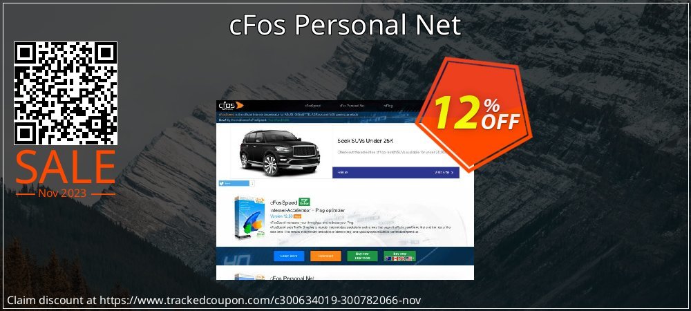 cFos Personal Net coupon on Palm Sunday offering sales