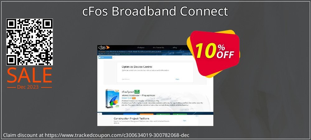 cFos Broadband Connect coupon on Virtual Vacation Day discounts