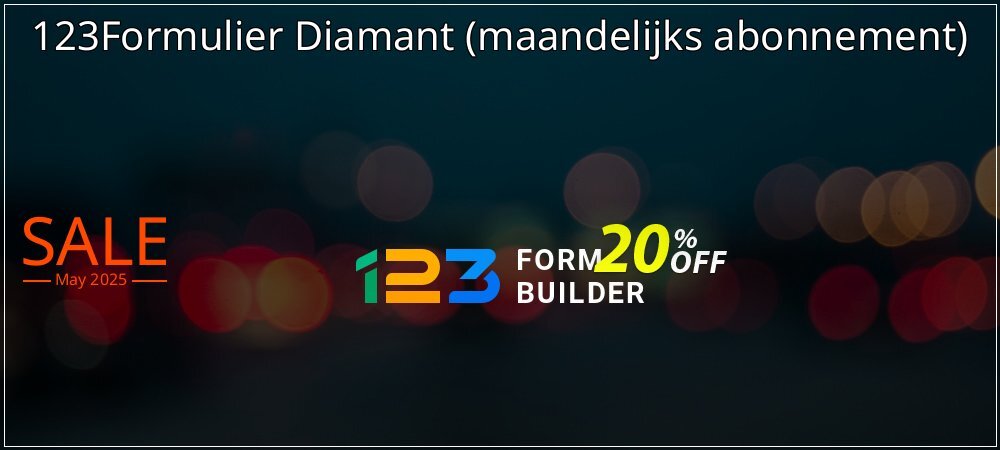 123Formulier Diamant - maandelijks abonnement  coupon on National Pizza Party Day discount