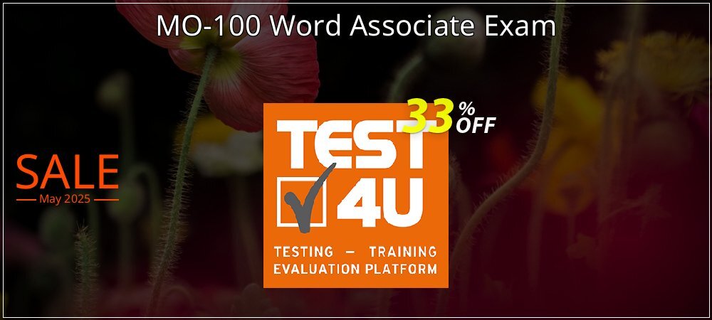 MO-100 Word Associate Exam coupon on April Fools' Day discounts