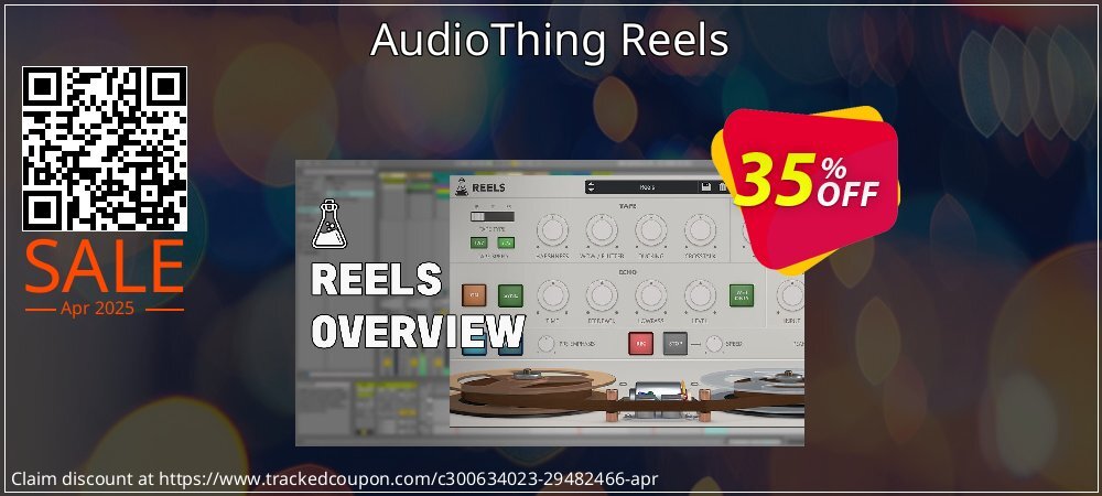 AudioThing Reels coupon on Palm Sunday sales