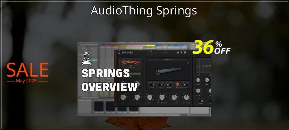 AudioThing Springs coupon on April Fools' Day offering sales