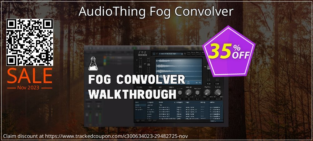 AudioThing Fog Convolver coupon on National Walking Day promotions