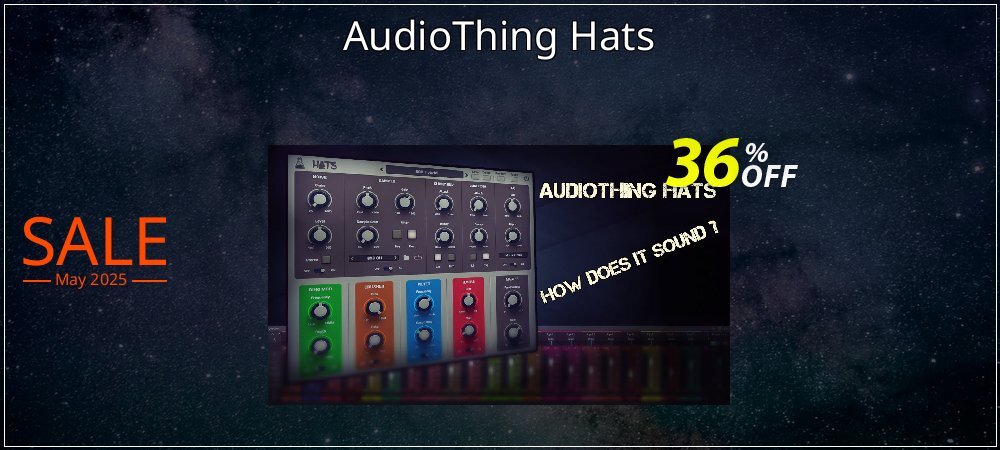 AudioThing Hats coupon on World Party Day discount